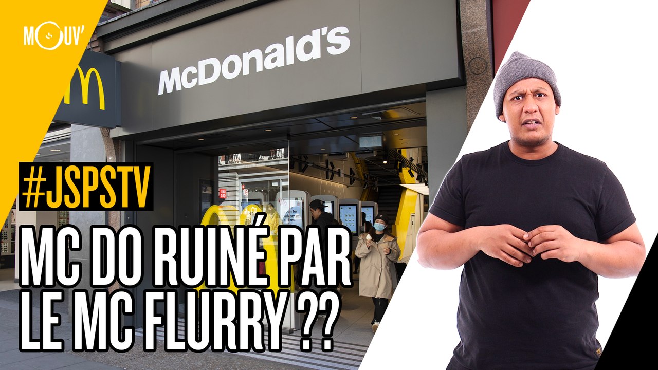 Je sais pas si t'as vu.. McDo ruiné par le Mc Flurry ?