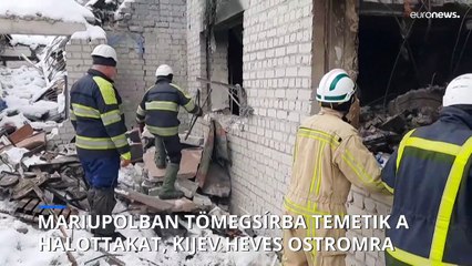 Mariupolban tömegsírba temetik a halottakat, Kijev heves ostromra készül