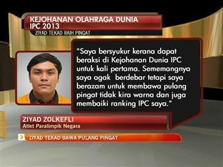 Ziyad tekad bawa pulang pingat