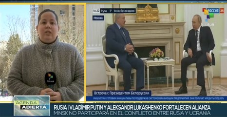 Rusia y Bielorrusia se reúnen en intercambio bilateral