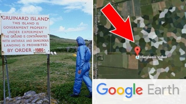 Les lieux que Google Earth ne veut pas vous montrer