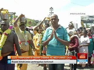 Cuti Thaipusam di Kedah di bawa ke Mesyuarat Exco