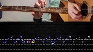 How to play 'The Last Of Us - Main Theme' Guitar Tutorial [TABS] Fingerstyle