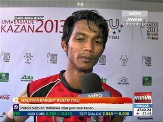 Skuad hoki Malaysia bangkit benam Itali