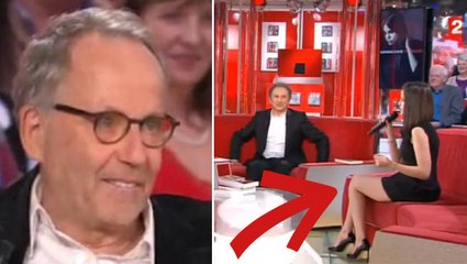 Vivement Dimanche : Fabrice Luchini perturbé par la robe trop courte de Marina Kaye