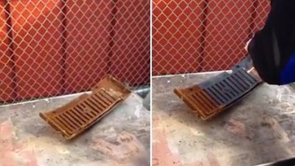 Voilà comment enlever efficacement la rouille avec un laser