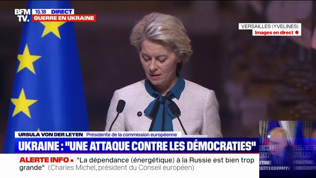 Ursula Von der Leyen: Il faut nous débarrasser de notre dépendance envers le gaz russe