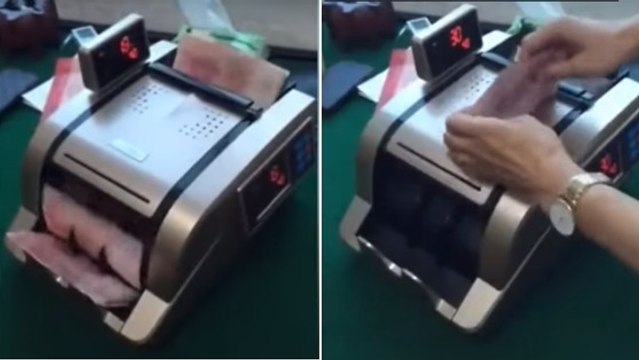Chine : une machine compteuse-voleuse de billets