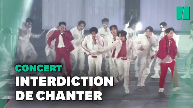 Au concert de BTS en Corée du Sud, le public n'avait pas le droit de chanter