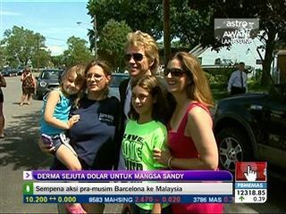Bon Jovi derma sejuta dolar untuk mangsa Sandy