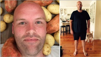 Cet homme ne va manger que des pommes de terre pendant un an... pour maigrir