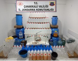 ÇANAKKALE'DE SAHTE İÇKİ OPERASYONU: 1 GÖZALTI