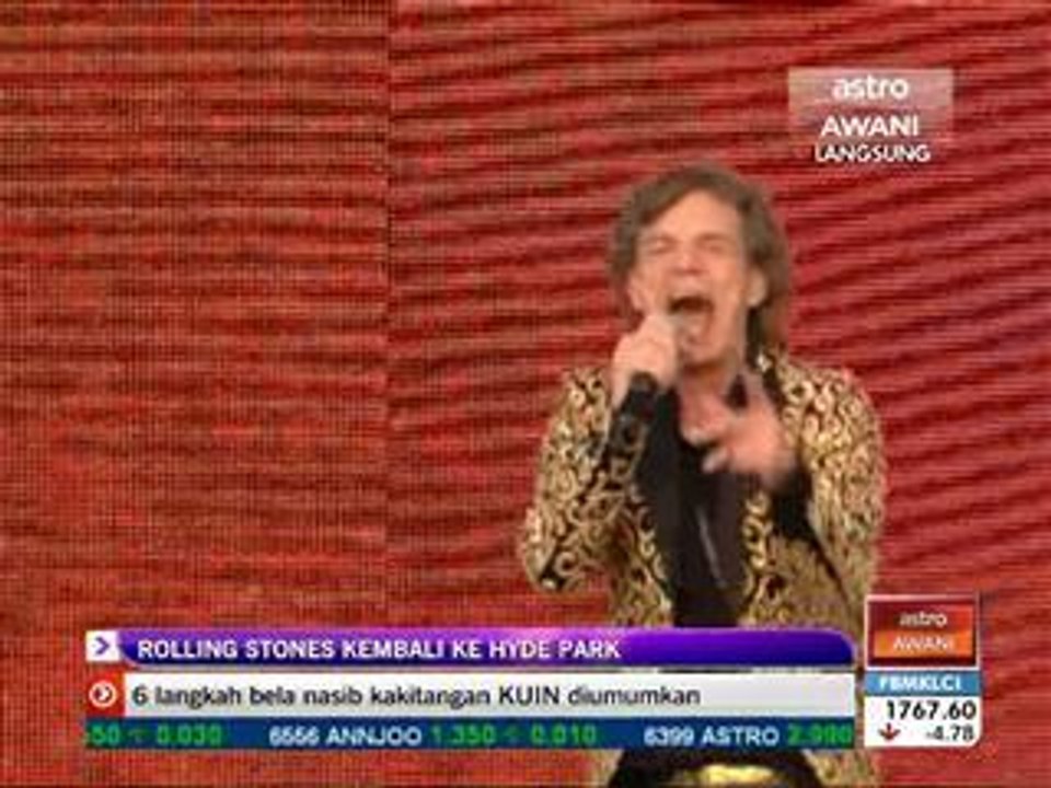 Rolling stones kembali ke Hyde Park