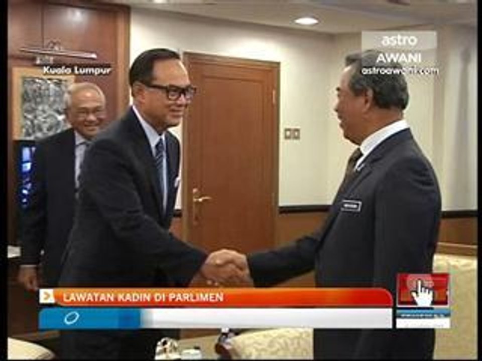 Lawatan Kadin di Parlimen