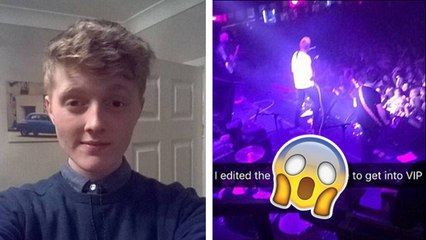 L'astuce infaillible de cet ado pour aller dans tous les coins VIP