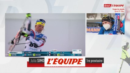 Simon : «Une course bien construite» - Biathlon - CM (F)