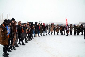 Muş'ta kar festivali düzenlendi