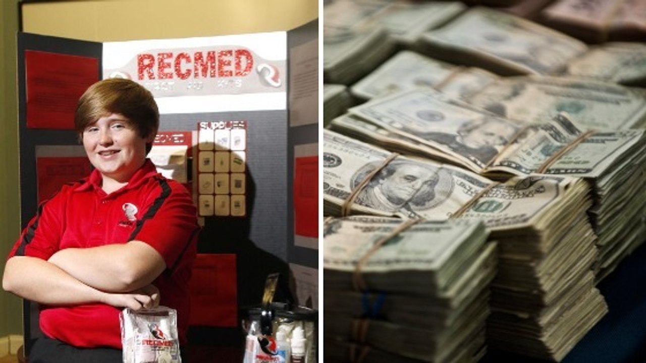 A 14 ans, Taylor Rosenthal invente un distributeur de produits de premiers secours en cas d'accident