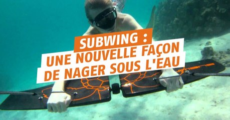 Subwing : l'aile qui permet de voler sous l'eau