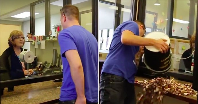 Un jeu américain paye entièrement son amende avec des pièces d'un centime