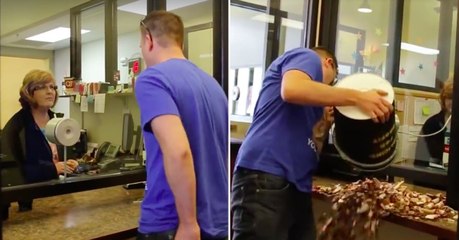 Un jeu américain paye entièrement son amende avec des pièces d'un centime