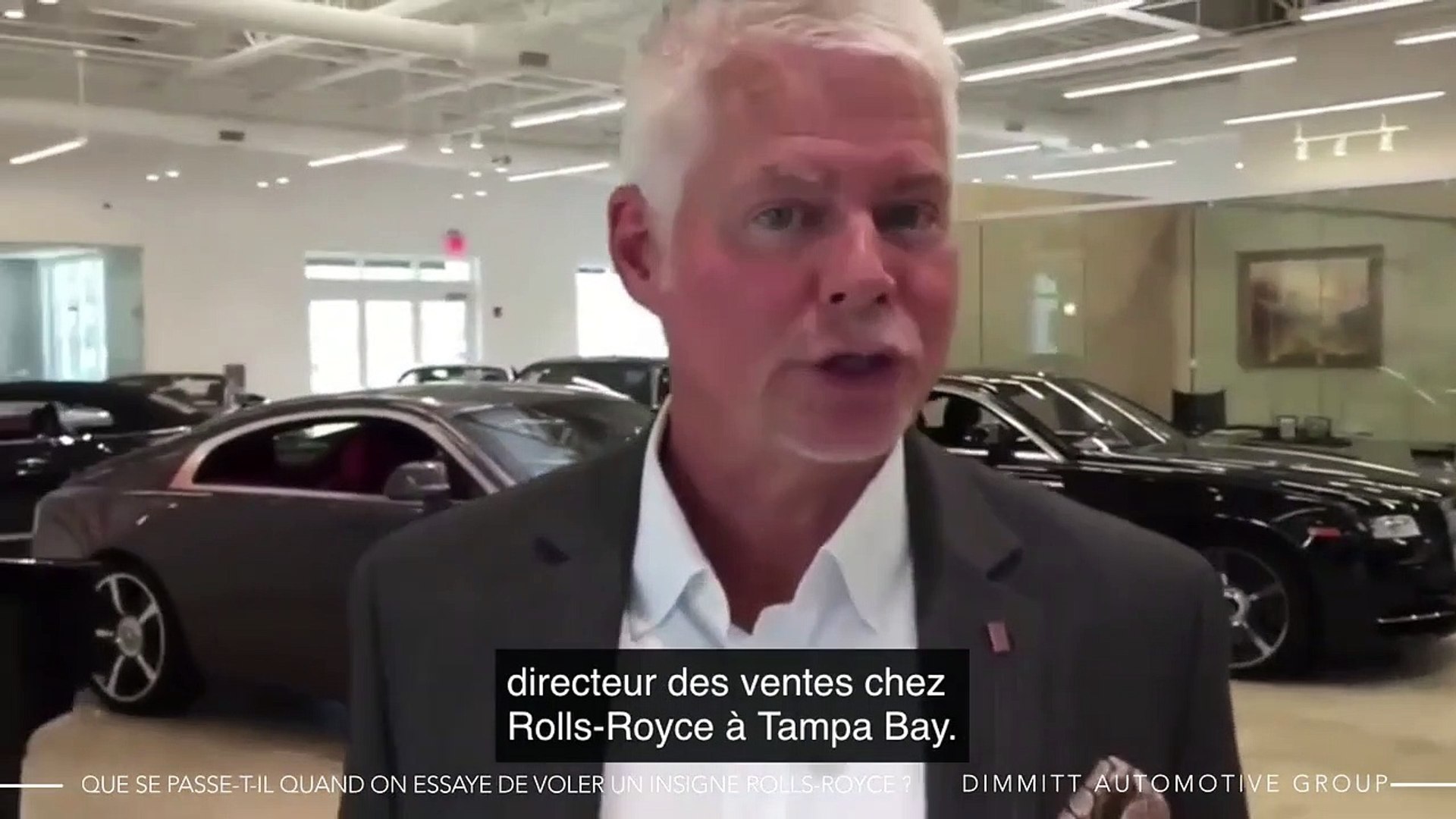 Que se passe-t-il quand on essaye de voler un insigne Rolls-Royce ? (VIDEO)  - Vidéo Dailymotion