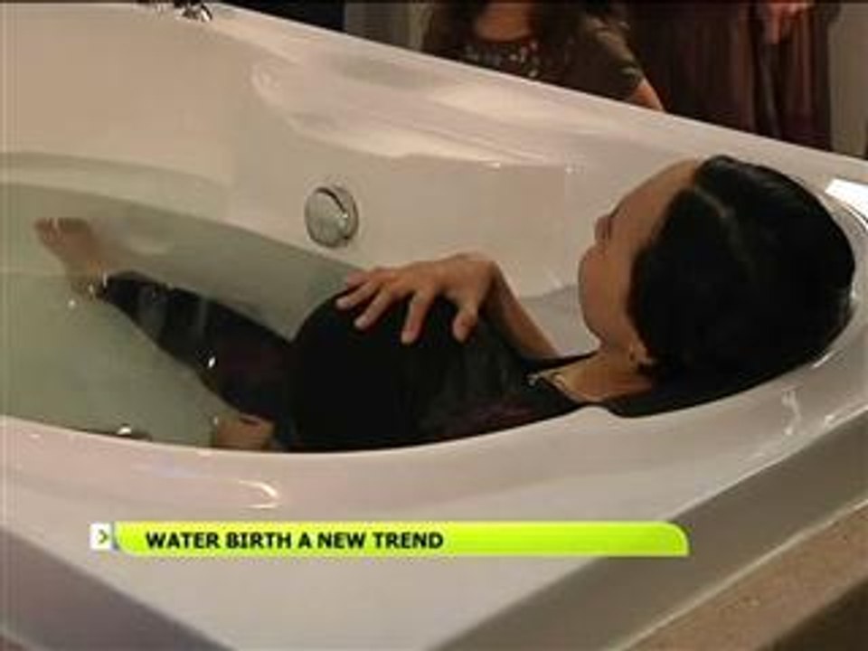 'Water birth' a new trend