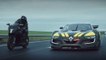 Une hallucinante course-poursuite entre une moto et la nouvelle Renault Sport RS 01 de la Gendarmerie