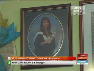 Nur Amalina terima ijazah sarjana muda