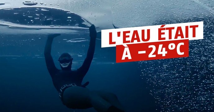 Johanna Nordblad plonge sous la glace de l'océan arctique pour sauver sa vie