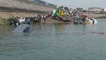 Des touristes se font pièger par les grandes marées à Saint-Malo