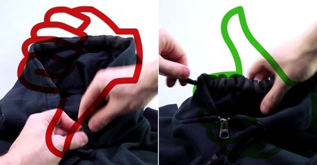 Comment remettre facilement le cordon de votre sweat ?