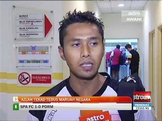 Azlan tekad tebus maruah negara