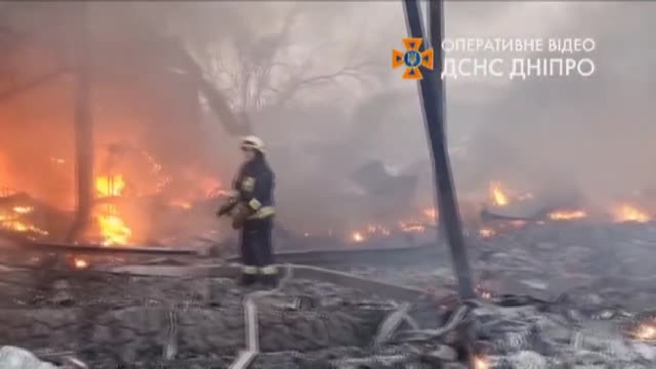 Rusia extiende su ofensiva a la localidad de Dnipró, víctima de sus misiles en las últimas horas