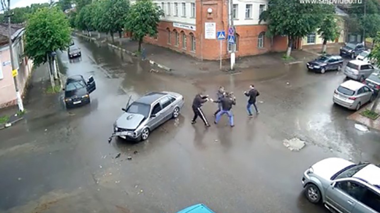 La drôle de façon de rédiger un constat après un accident en Russie