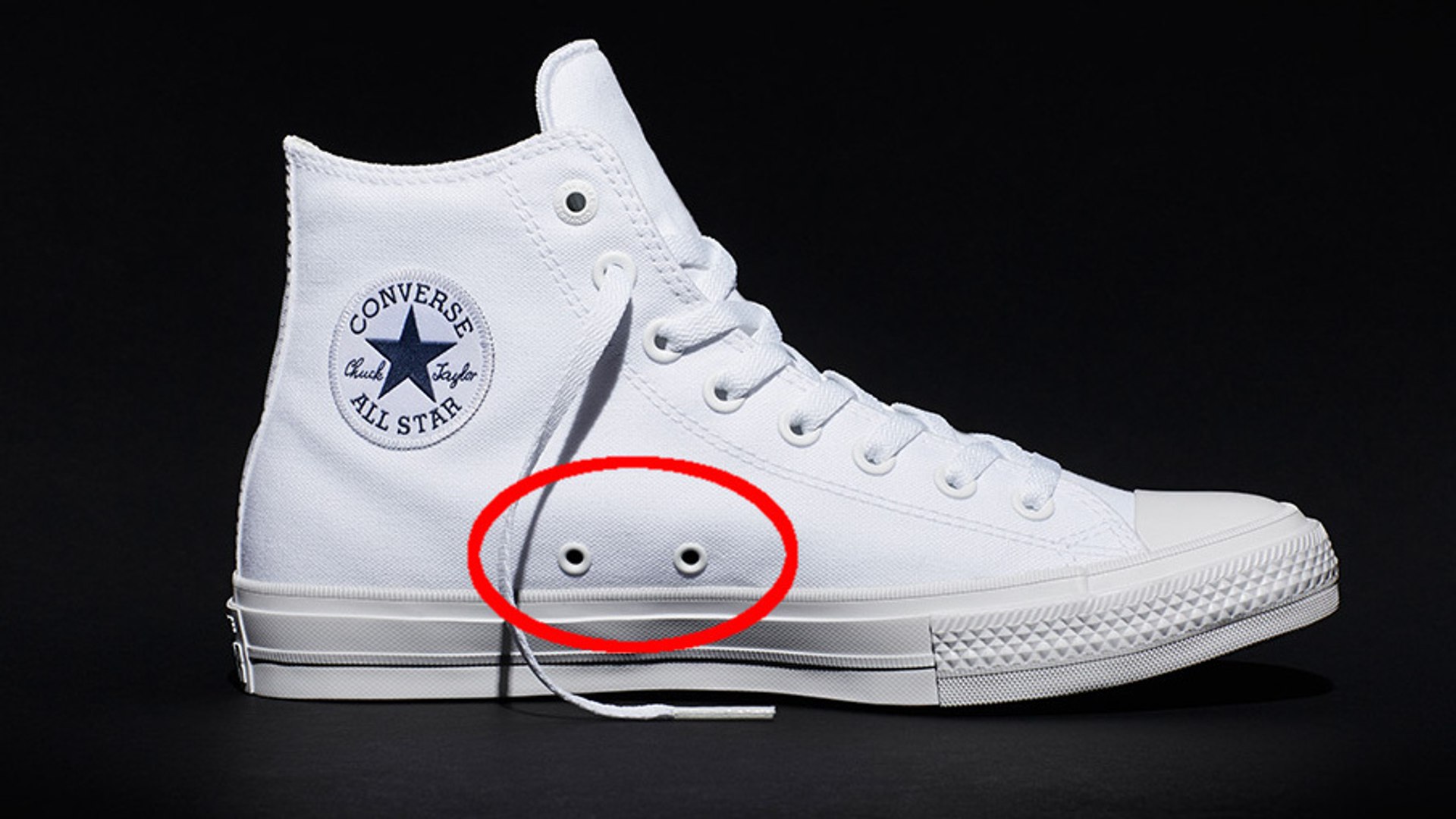 A quoi servent ces deux trous sur le côté de vos Converse ? - Vidéo  Dailymotion