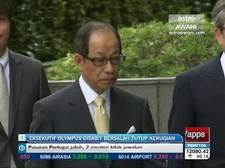 Eksekutif Olympus disabit bersalah tutup kerugian