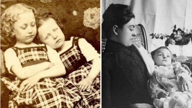 Cette pratique de 19ème siècle qui consistait à prendre des morts en photographie pour les immortaliser...