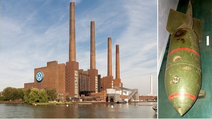 Une bombe de la Seconde Guerre Mondiale retrouvée dans l'usine Volkswagen