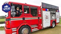 Tipple Truck : un ancien camion pompier transformé en pub itinérant