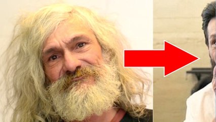 Un relooking extrême transforme ce SDF depuis 25 ans en véritable hipster