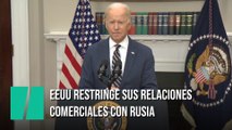 EEUU restringe sus relaciones comerciales con Rusia y prohíbe la importación de nuevos productos