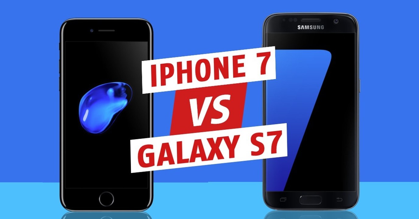 iPhone 7 vs Galaxy S7 : le comparatif des smartphones haut de gamme