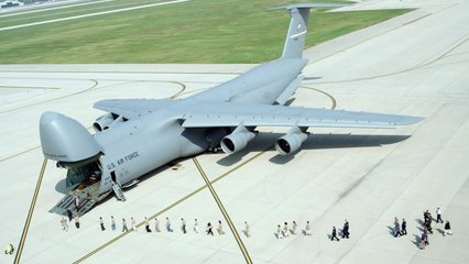 Voici le C-5 Galaxy, l'avion de transport le plus grand de l'US Air Force