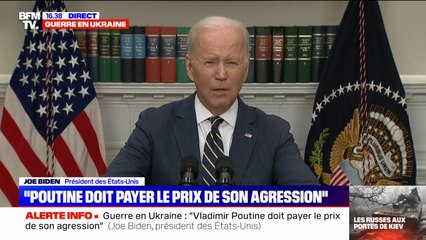 Joe Biden: "Nous n'allons pas mener une guerre contre la Russie en Ukraine"