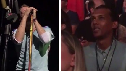 Lors d'un concert en Belgique, le groupe Coldplay a repris le titre "Formidable" de Stromae