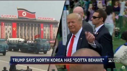 Donald Trump: Kim Jong-un doit "bien se tenir"