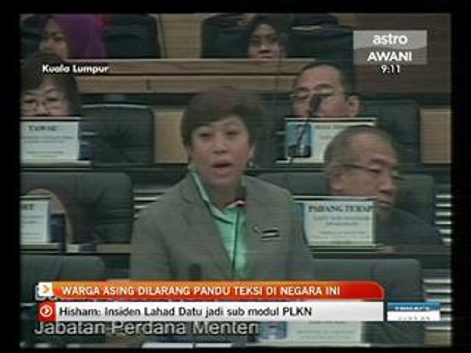 Warga asing dilarang pandu teksi di negara ini