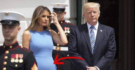 La robe en dentelle de Melania Trump enflamme la presse