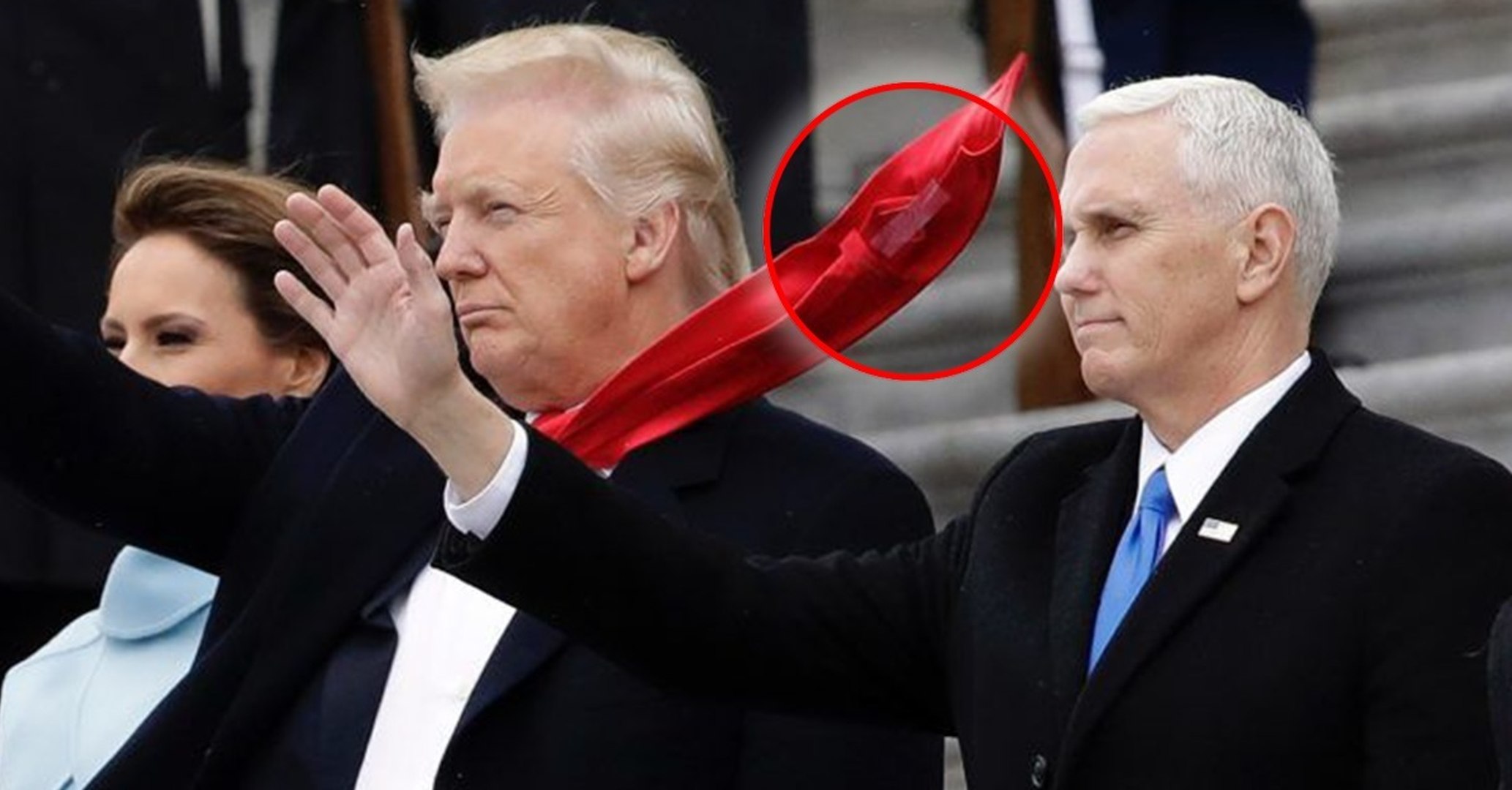 Donald Trump : pourquoi attache-t-il du scotch sur sa cravate ? Voici le  secret improbable du président - Vidéo Dailymotion